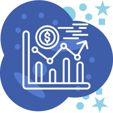 Dolar. Web simgesi basit tasarım