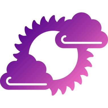 Bulut. Web simgesi vektör illüstrasyonu