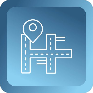 Harita işaretleyici. Web simgesi