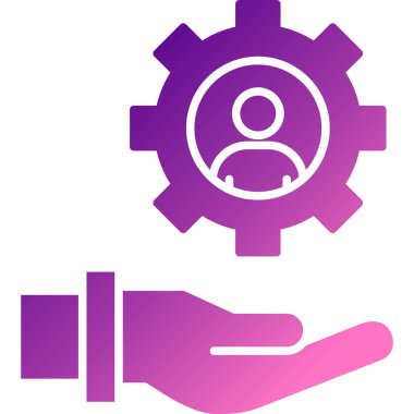 dişli simgesi vektör illüstrasyonu