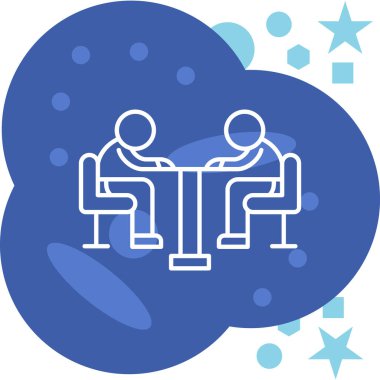 İş ve finans simgesinin vektör illüstrasyonu