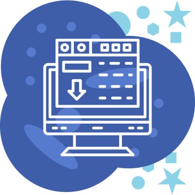 bulut veri sunucusu simgesi