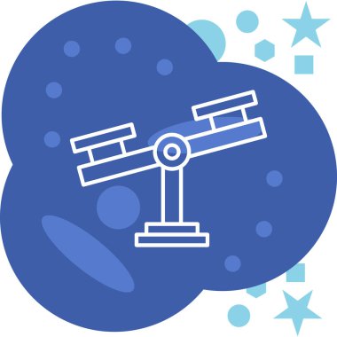 Bulut. Web simgesi basit illüstrasyon