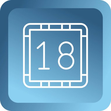 Takvim simgesi. Moda düz stil. 76 koleksiyonunun beyaz arka planında. Uygulamalar, web ve yazdırma için uygun. vektör