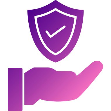 kalkan simgesi, vektör illüstrasyonu