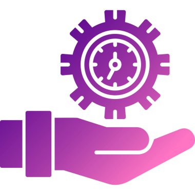 Dişliler. Web simgesi basit tasarım