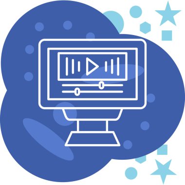 Bulut simgesi. Bulut vektör simgesi web için basit örnek