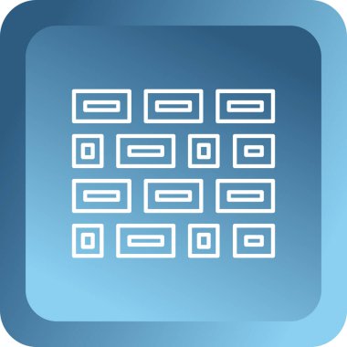 Modern b 'nin vektör illüstrasyonunda müziğin eksik simgesi