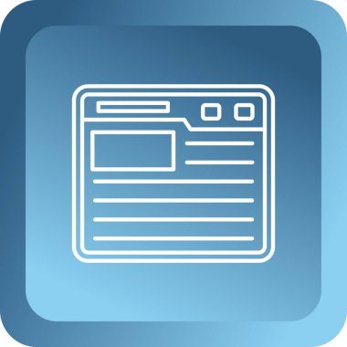 vector illustration of modern tablet icon