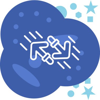 Beyaz arkaplanda çizgi bulut simgesi izole edildi. Renkli taslak konsepti. vektör illüstrasyonu