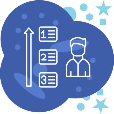 Modern bir simgenin vektör illüstrasyonu