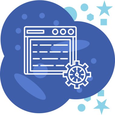 seo modern simgesinin vektör illüstrasyonu