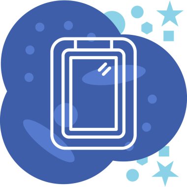 Bir kitap simgesinin vektör illüstrasyonu