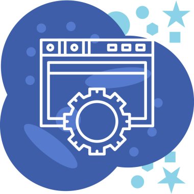 Mobil ayarların vektör simgesi tasarımı