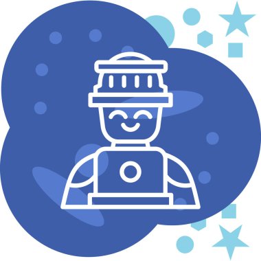 Bir noel ağacı simgesinin vektör illüstrasyonu