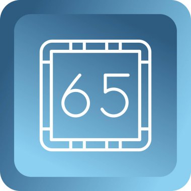 Takvim simgesi, vektör illüstrasyonu