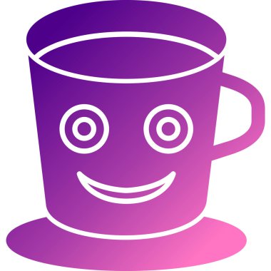 kahve simgesi, vektör illüstrasyonu, içecek