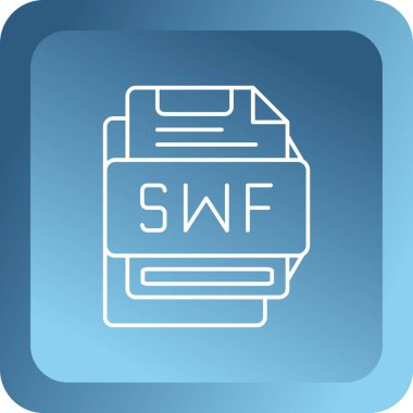 dosya biçimi simgesi, vektör illüstrasyonu