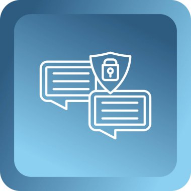 İnternet simgelerinin basit vektör illüstrasyonu