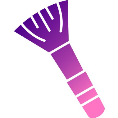 Mor renk simgesinin vektör illüstrasyonu