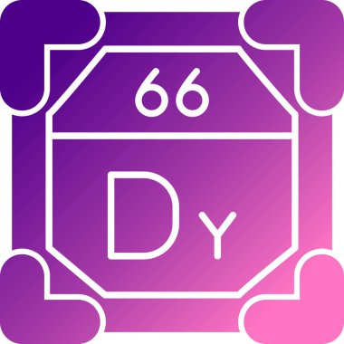 Mor ve mavi simge tasarımının çizimi