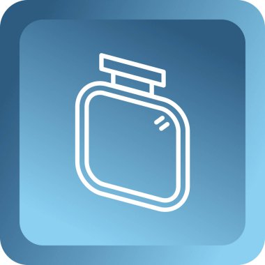 Şişe simgesi. Vektör İllüstrasyonu