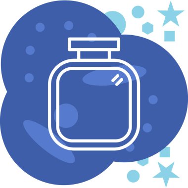 şişe simgesi, vektör illüstrasyonu