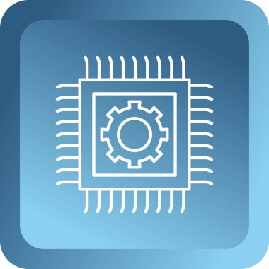 Bir web simgesinin vektör illüstrasyonu