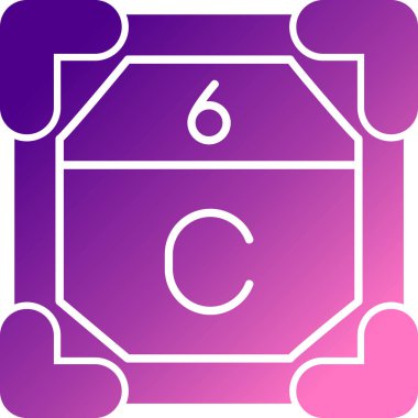 kimyasal formül simgesi, vektör illüstrasyonu