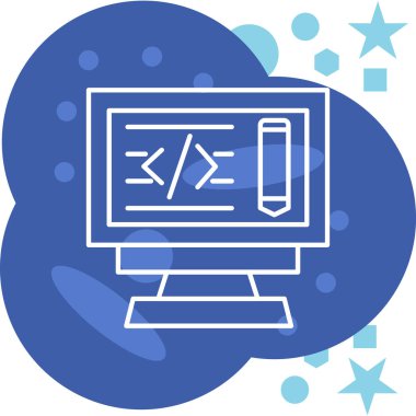 Web simgesi, vektör illüstrasyonu