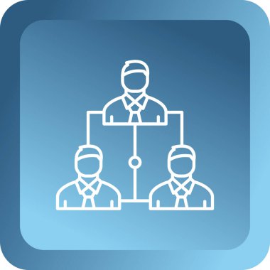 Bir grup insanın vektör çizimi