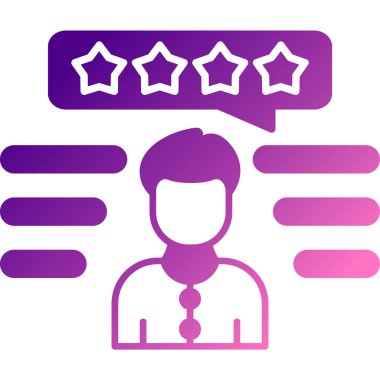 Geri bildirim simgesi, vektör illüstrasyonu. Müşteri hizmetleri