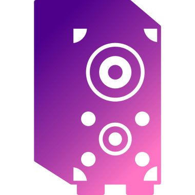 Müzik simgesinin vektör illüstrasyonu