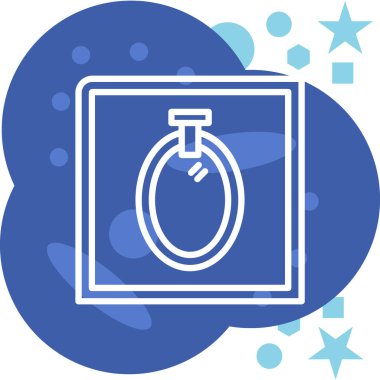 Modern bir simgenin vektör illüstrasyonu