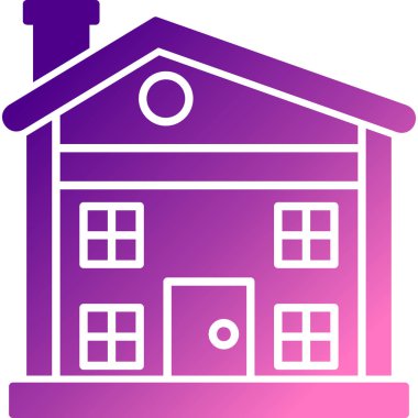 Ev simgesi vektör illüstrasyonu