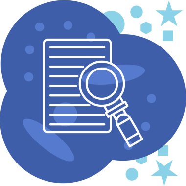 Arama motoru optimizasyon simgesi - taslak biçimi