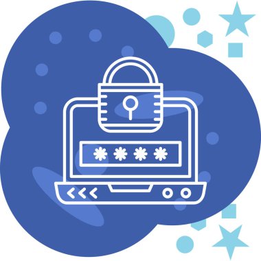 bulut depolama veri simgesi doldurulmuş ana hat biçimi