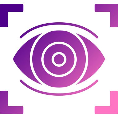 vizyon göz vektörü simgesi