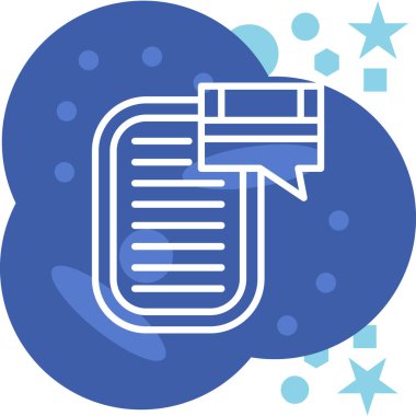 Bir kitap simgesinin vektör illüstrasyonu