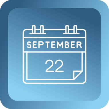 Takvim simgesinin vektör illüstrasyonu