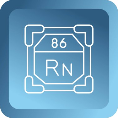 Gazın tek simgesinin vektör illüstrasyonu