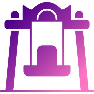 Modern bir binanın vektör çizimi