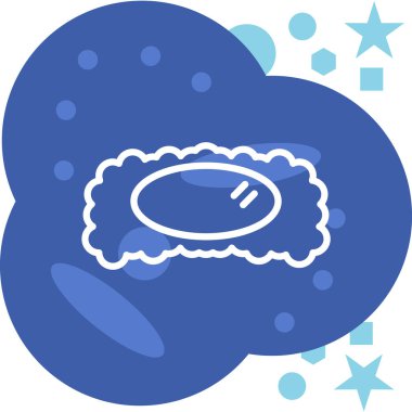 Ay ikonu vektör illüstrasyonu