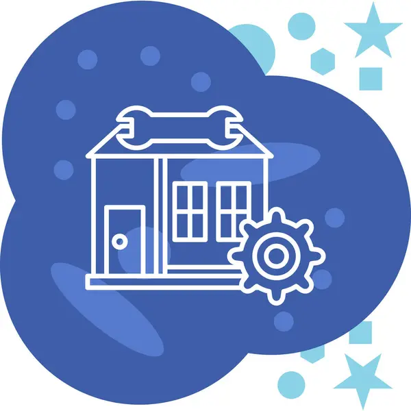 Yapı simgesinin vektör illüstrasyonu