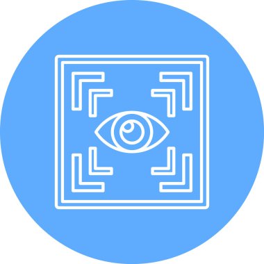 Göz simgesi, vektör illüstrasyonu