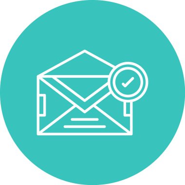 Zarf. Web simgesi basit illüstrasyon