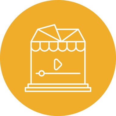 Gıda simgesinin vektör illüstrasyonu