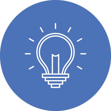 Işık. Web simgesi basit illüstrasyon