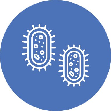 Bir covid - 19 simgesinin vektör çizimi