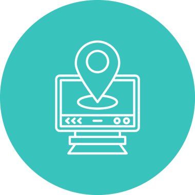 Modern simgenin vektör illüstrasyonu